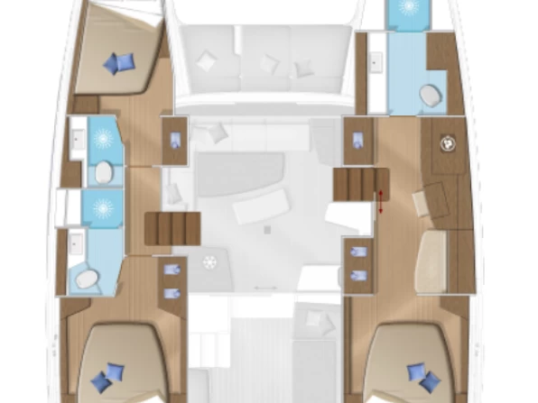 Pronájem jachty v Palma de Mallorca -Lagoon Lagoon 42 na Samboatu