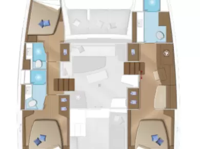 Pronájem jachty v Palma de Mallorca -Lagoon Lagoon 42 na Samboatu