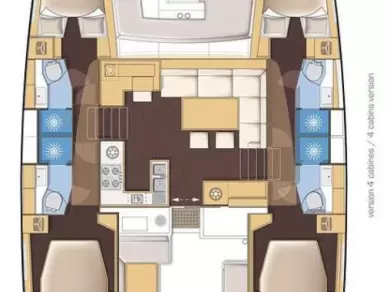 Pronájem Katamarán v Palma de Mallorca -Lagoon Lagoon 450 F