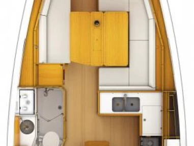 Jeanneau Sun Odyssey 389 jednotlivci a charterové společnosti v Gouvia