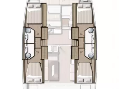 Pronájem Katamarán v Donji Seget -Bali Bali 4.2