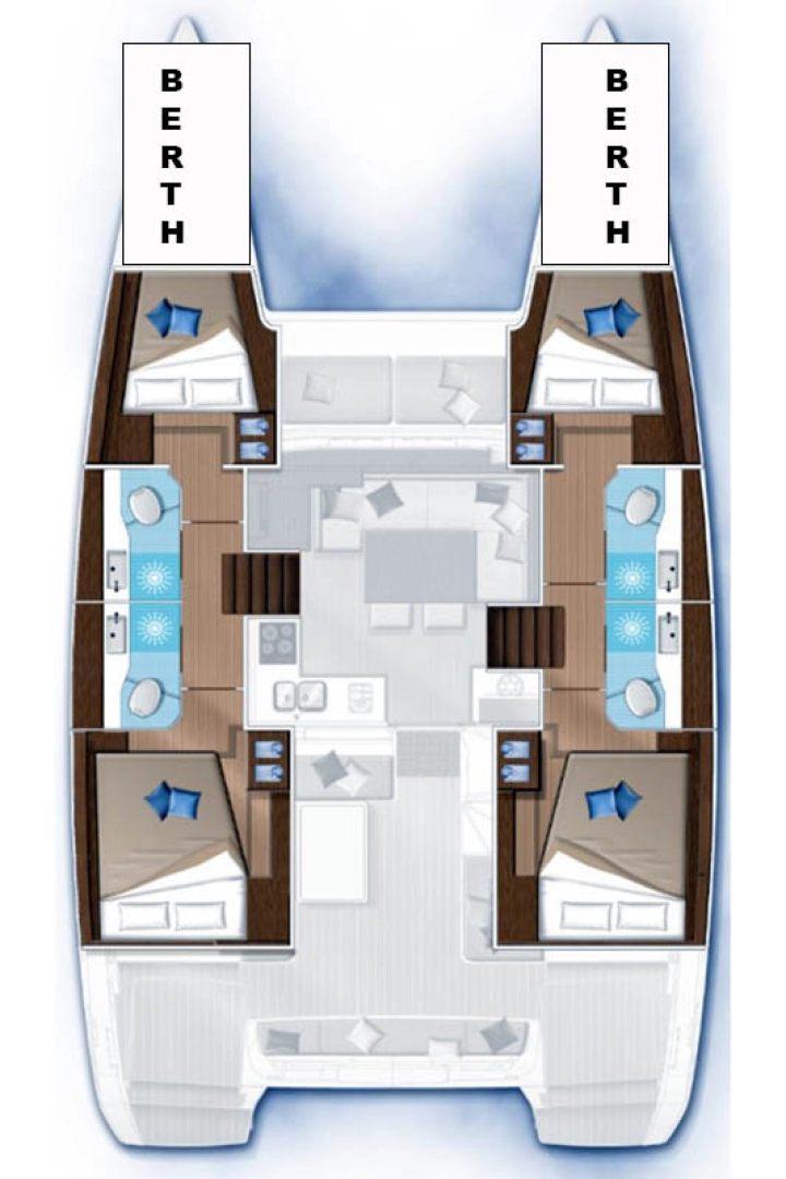 Pronájem lodi Lagoon Lagoon 40 v Komolac na Samboatu