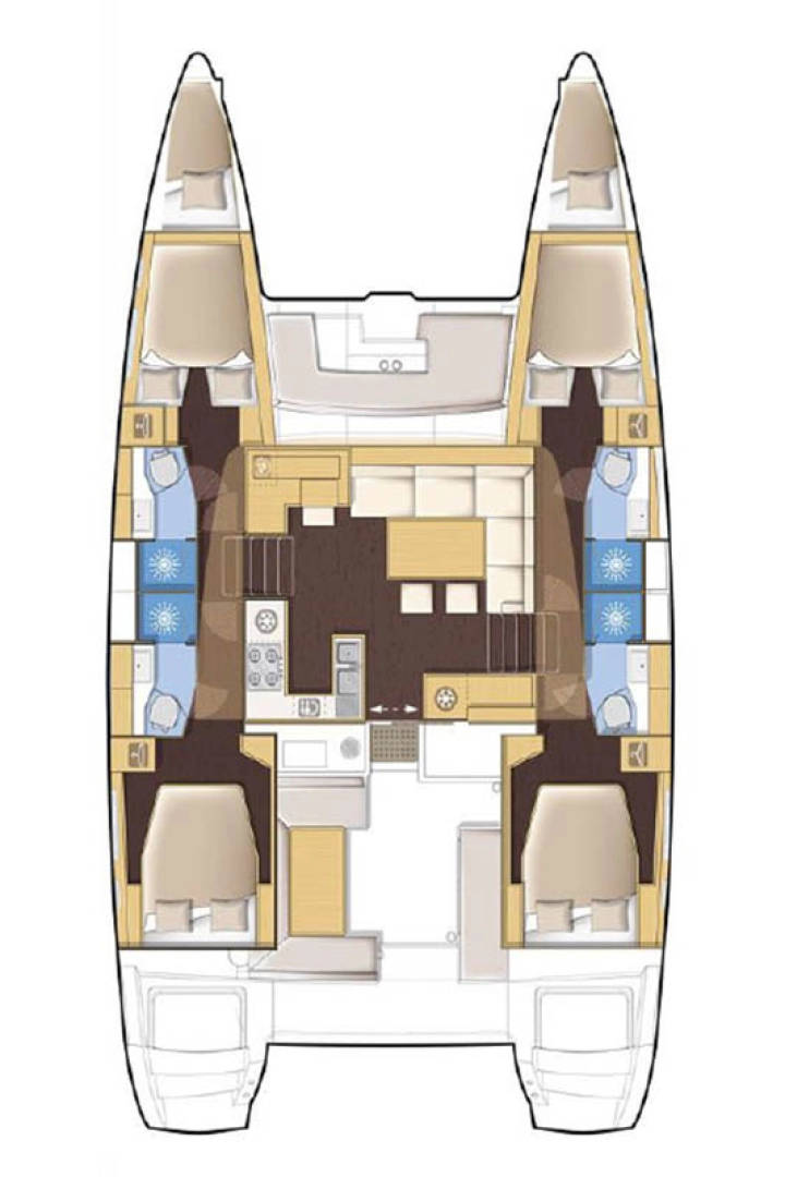 Pronajmout si Lagoon Lagoon 450 F v Eden Island