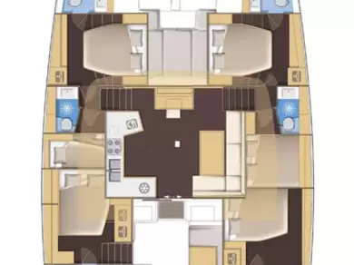 Pronájem lodi Palma de Mallorca lákavé ceny Lagoon 52 F