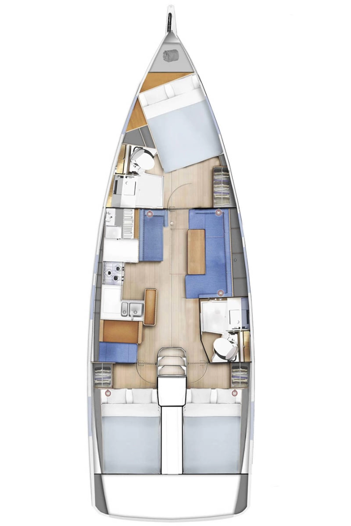 Pronajmout si Jeanneau Sun Odyssey 410 v Elliniko 