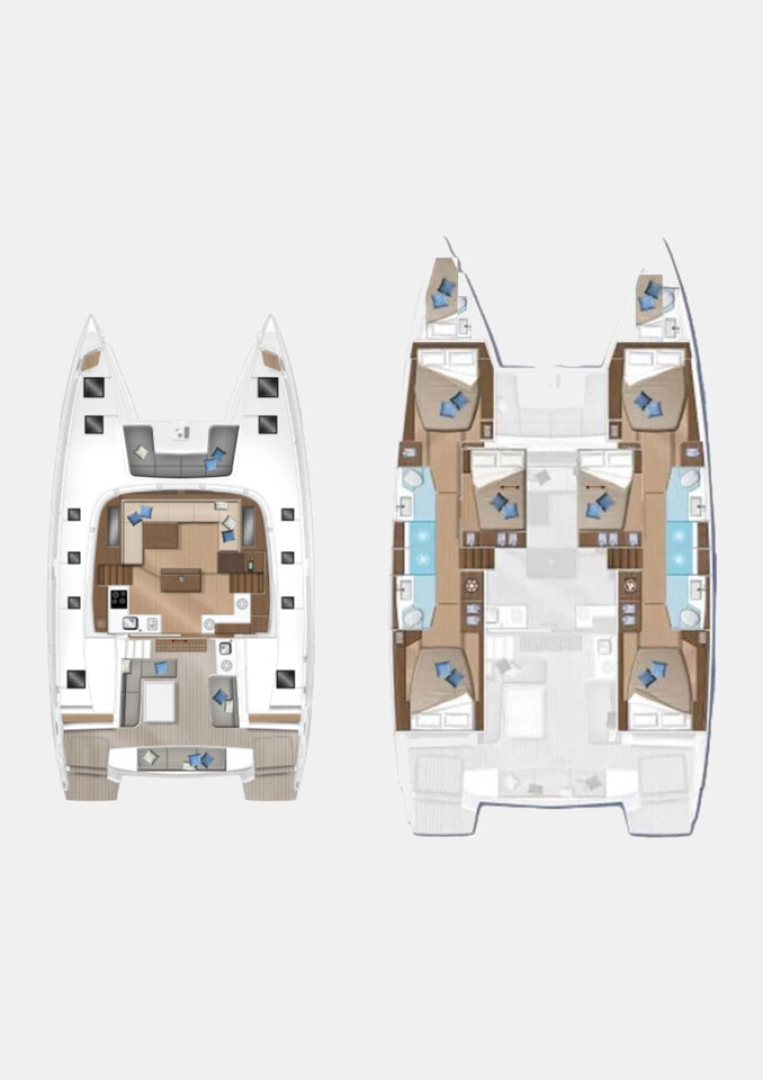 Pronájem lodi Alimos lákavé ceny Lagoon 50
