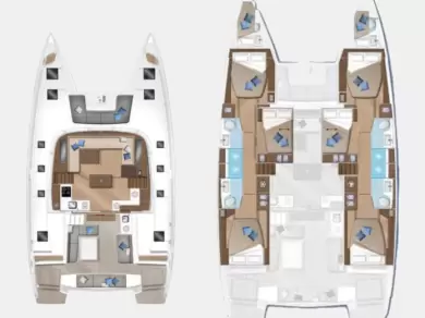 Pronájem lodi Alimos lákavé ceny Lagoon 50