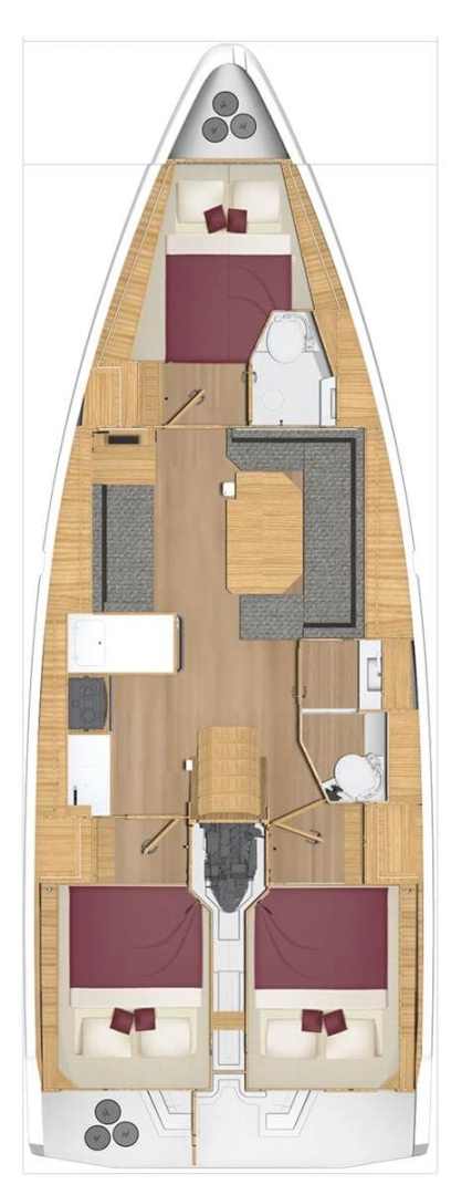 Pronájem Plachetnice v Pirovac -Bavaria Bavaria C38