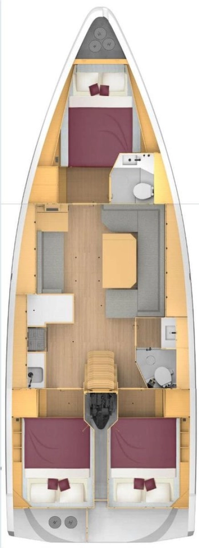 Pronájem lodi Bavaria Bavaria C42 v Pirovac na Samboatu