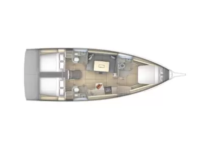 Pronájem lodi Skradin lákavé ceny Dufour 41