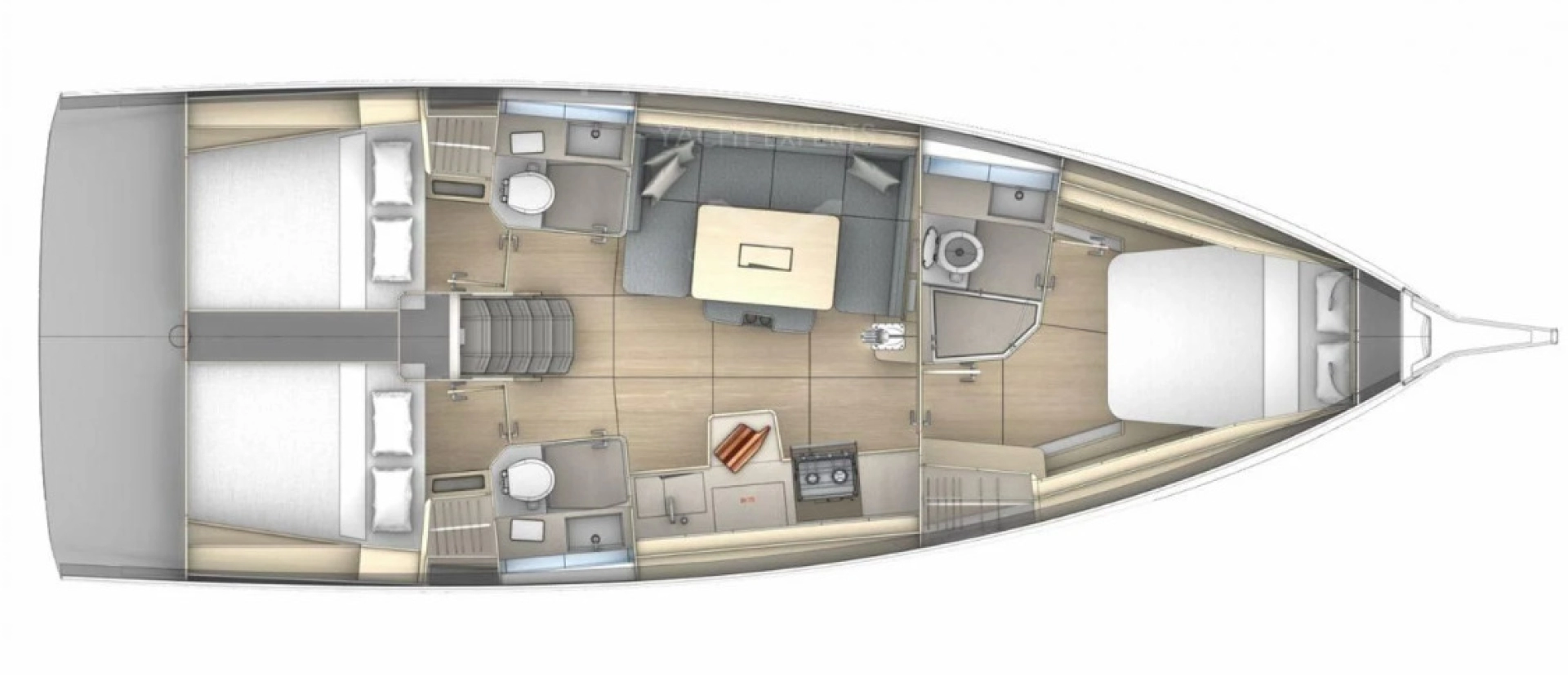 Pronájem Plachetnice v Alimos -Dufour Dufour 41