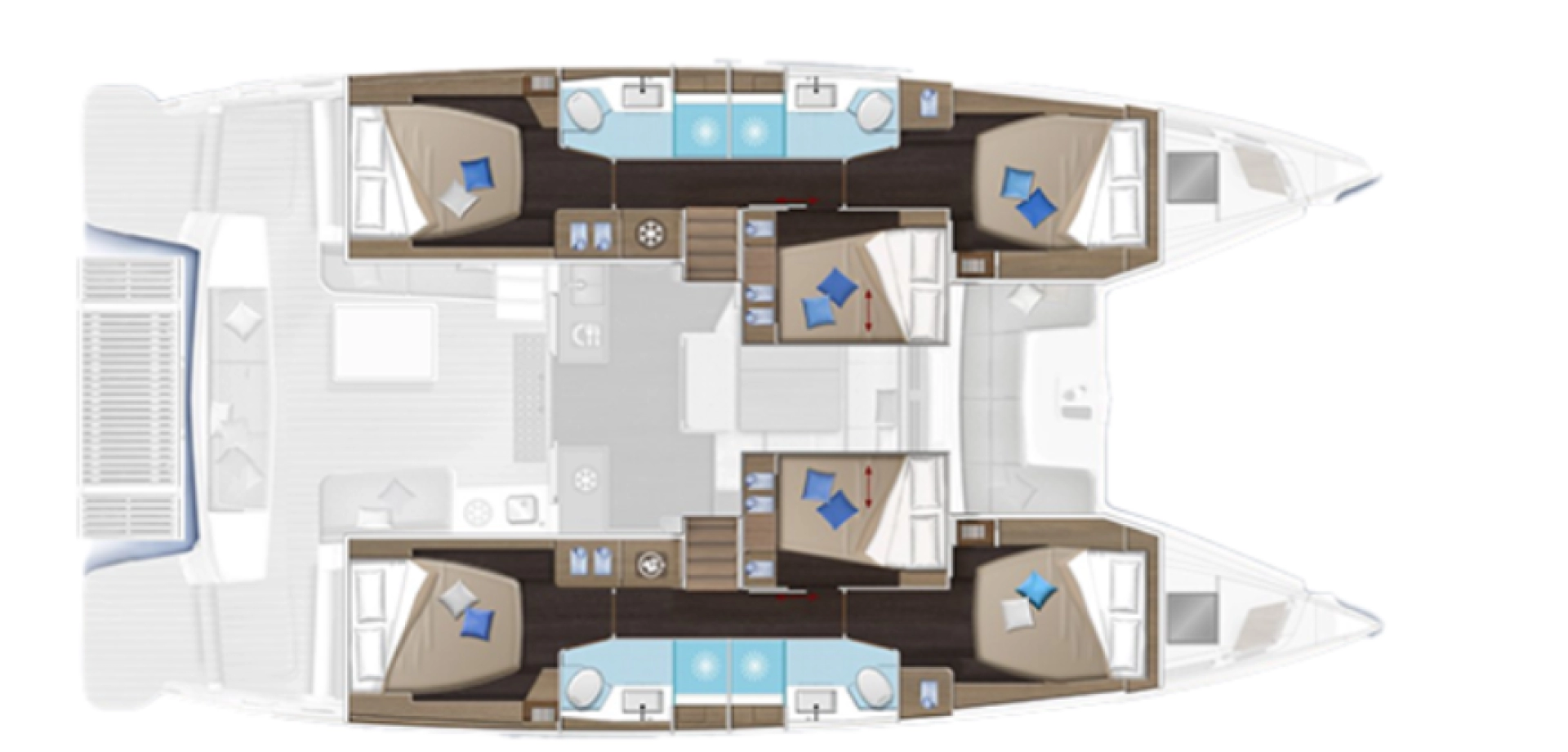 Lagoon Lagoon 51 jednotlivci a charterové společnosti v Alimos