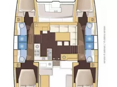 Pronájem lodi Kaštela lákavé ceny Lagoon 46