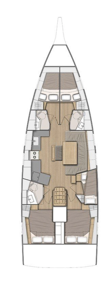 Pronájem jachty v Lavrio -Bénéteau Oceanis 46.1 na Samboatu