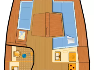 Hanse Hanse 418 jednotlivci a charterové společnosti v Punat