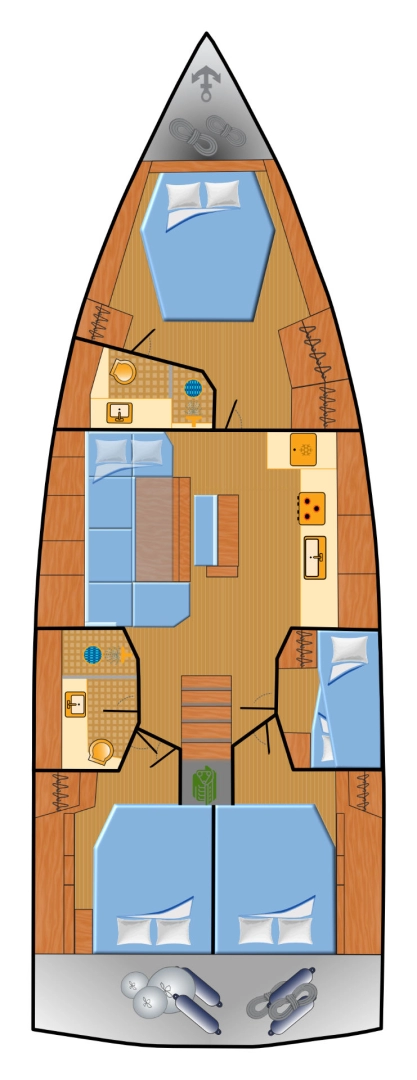 Pronájem lodi Hanse Hanse 460 v Pula na Samboatu