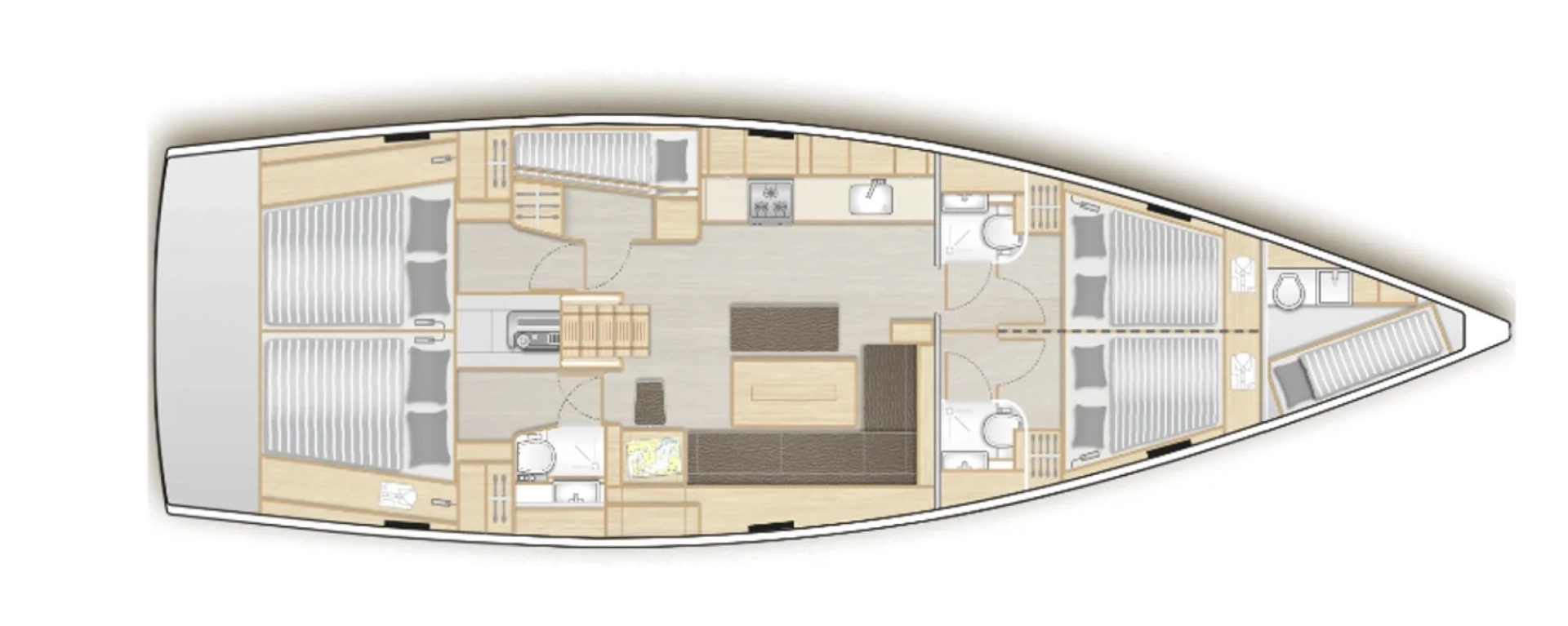 Pronájem lodi Hanse Hanse 508 v Lefkáda na Samboatu