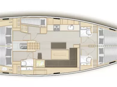 Pronájem lodi Hanse Hanse 508 v Lefkáda na Samboatu