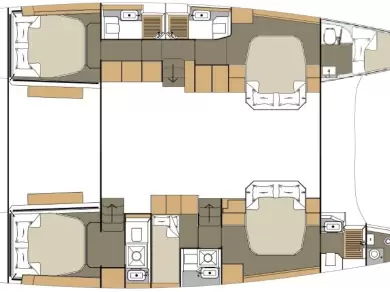 Pronájem jachty v Primošten  -Dufour Dufour Catamarans 48 Sail na Samboatu