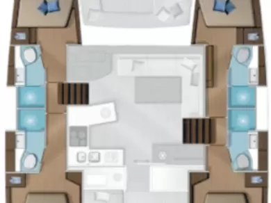 Pronajmout si Lagoon Lagoon 450 F v Alimos