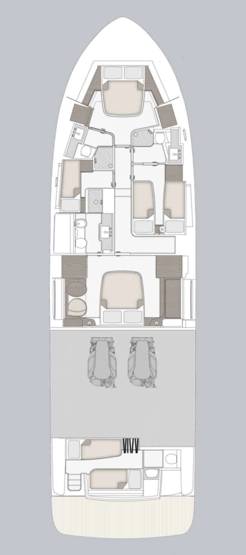 Pronájem jachty v Podstrana -Azimut Azimut Magellano 66 na Samboatu