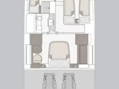 Pronájem jachty v Podstrana -Azimut Azimut Magellano 66 na Samboatu