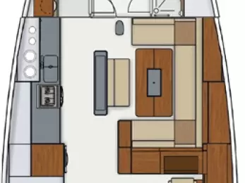 Pronájem lodi Trogir lákavé ceny Hanse 575