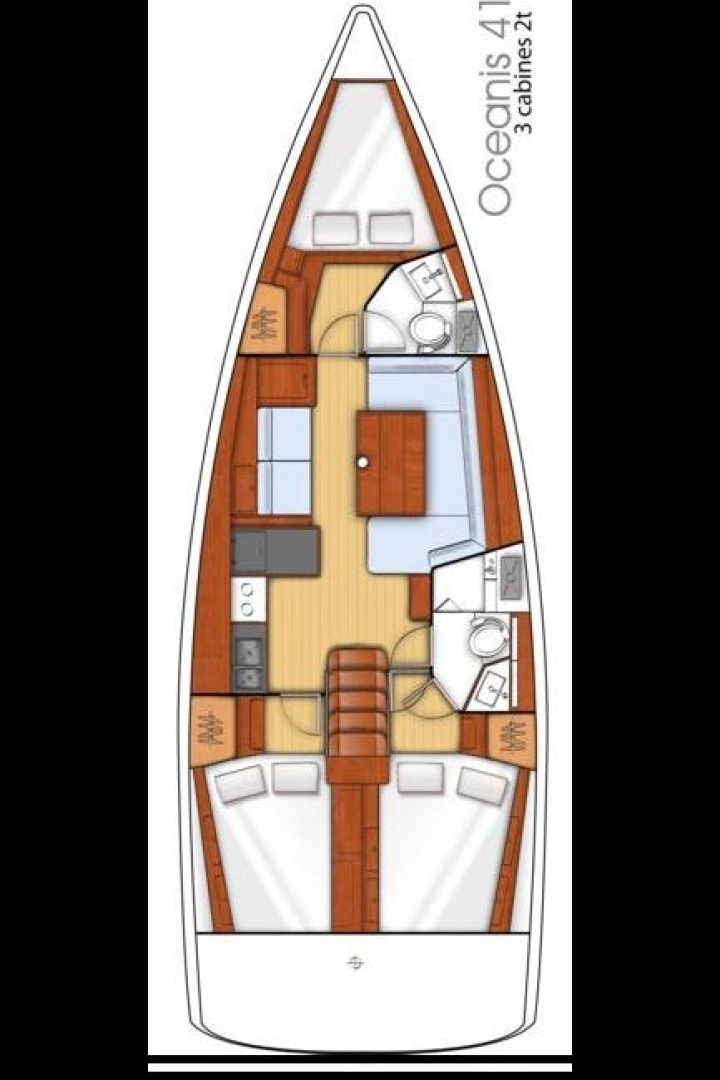Pronajmout si Bénéteau Oceanis 41 v Sukošan