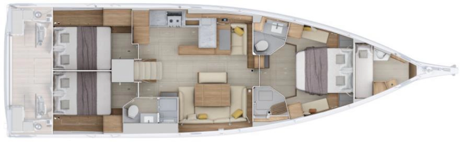 Pronájem jachty v Split -Bénéteau Oceanis 52 - 3 cab. na Samboatu