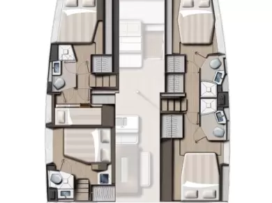 Pronájem lodi Bali Bali 4.6 v Alimos na Samboatu