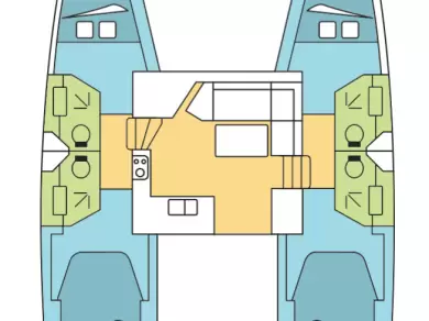 Pronájem jachty v Lefkáda -Fountaine Pajot Isla 40 na Samboatu