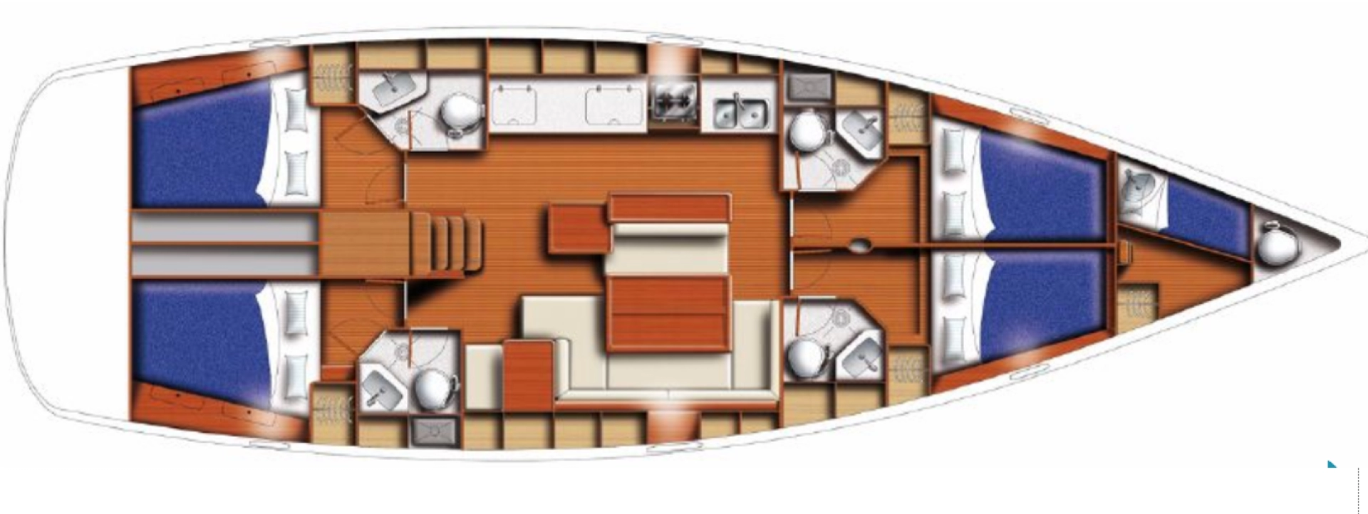 Pronájem lodi Bénéteau Oceanis 50 v Lefkáda na Samboatu