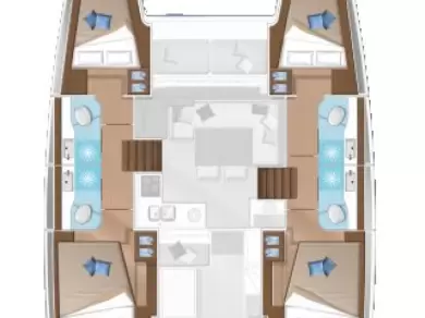 Pronájem lodi Split lákavé ceny Lagoon 40