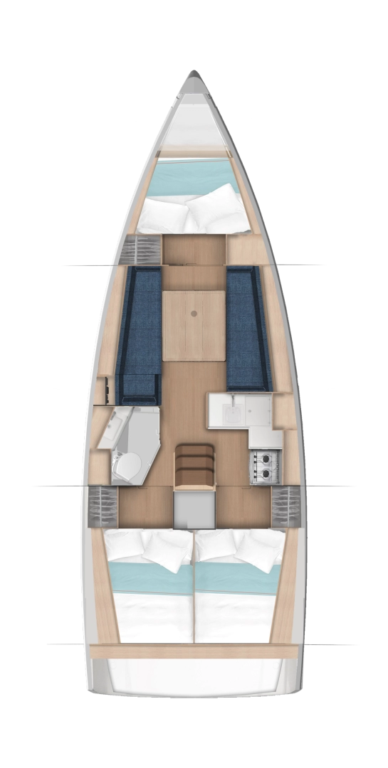Pronájem lodi Jeanneau Sun Odyssey 350 v Komolac na Samboatu