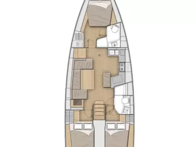 Bénéteau Oceanis 40.1 jednotlivci a charterové společnosti v Lefkáda