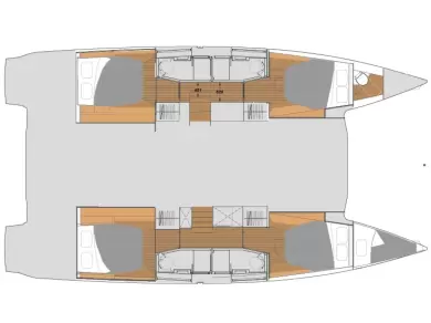 Pronájem lodi Fountaine Pajot Elba 45 v Zadar na Samboatu
