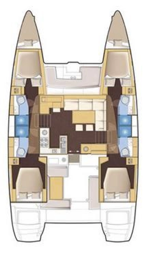 Pronájem lodi Lagoon Lagoon 450 v Alimos na Samboatu