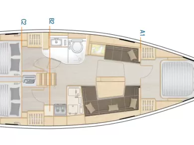 Hanse Hanse 418 jednotlivci a charterové společnosti v Fethiye
