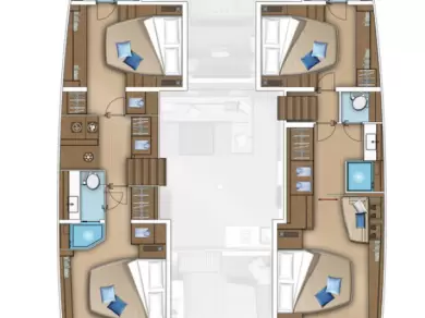 Pronájem lodi Donji Seget lákavé ceny Lagoon 55