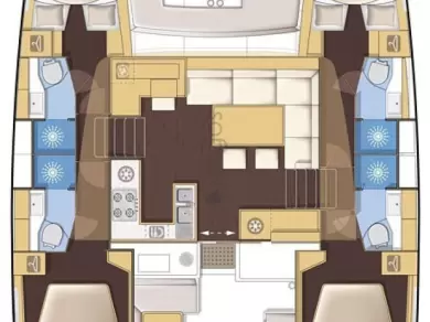 Pronájem Katamarán v Fethiye -Lagoon Lagoon 450 F