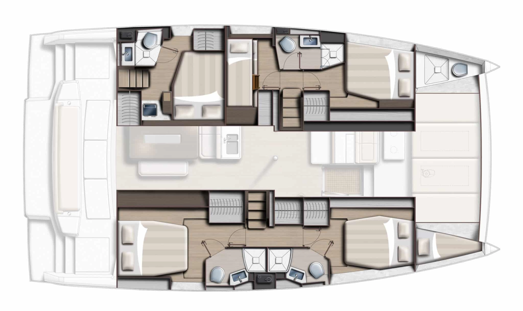 Pronájem Katamarán v Pirovac -Bali Bali 4.6