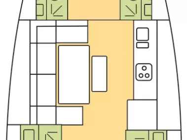 Pronájem jachty v Zaton -Dufour Dufour 460 Grand Large na Samboatu