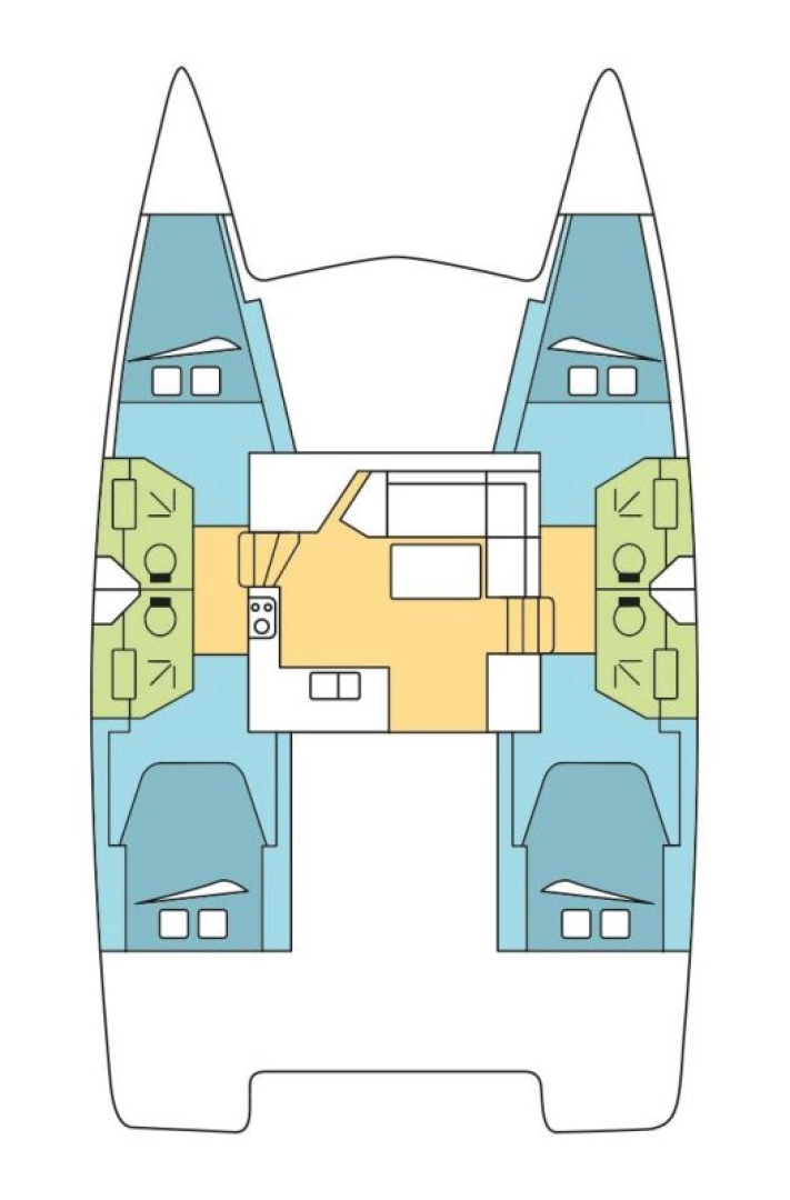 Pronajmout si Fountaine Pajot Isla 40 v Lefkáda