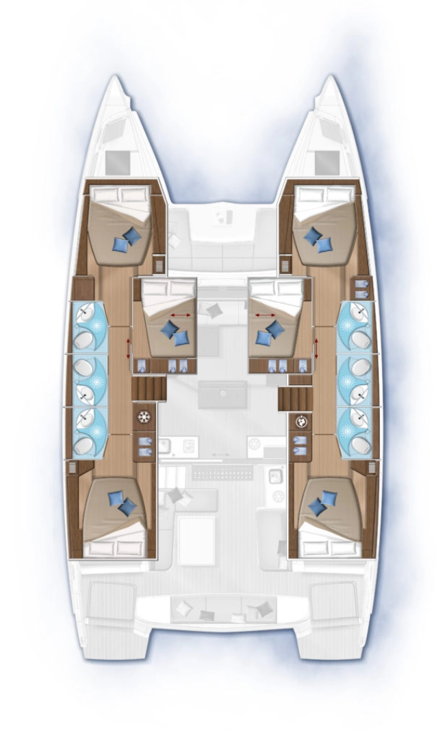 Pronajmout Katamarán se skipperem či ne Lagoon v Alimos