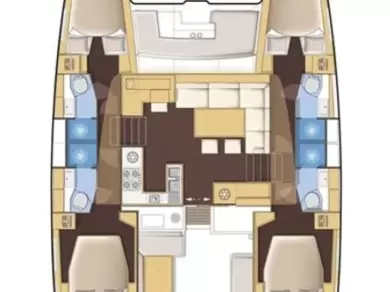 Pronajmout si Lagoon Lagoon 450 F v Lefkáda