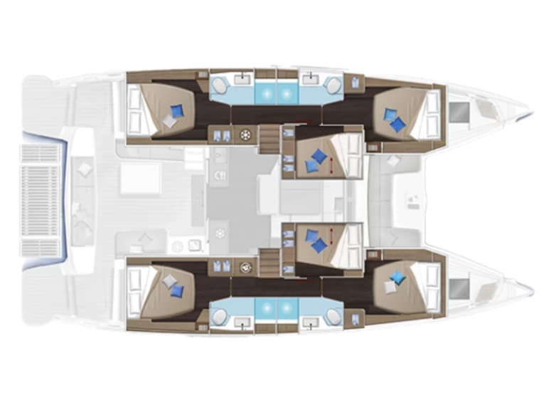 Pronájem lodi Lefkáda lákavé ceny Lagoon 51