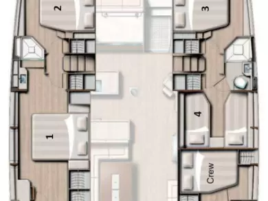 Pronájem lodi Capo d'Orlando lákavé ceny Bali 5.4