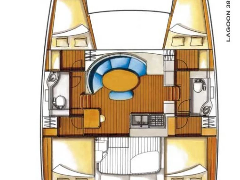 Pronájem lodi Propriano lákavé ceny Lagoon 380