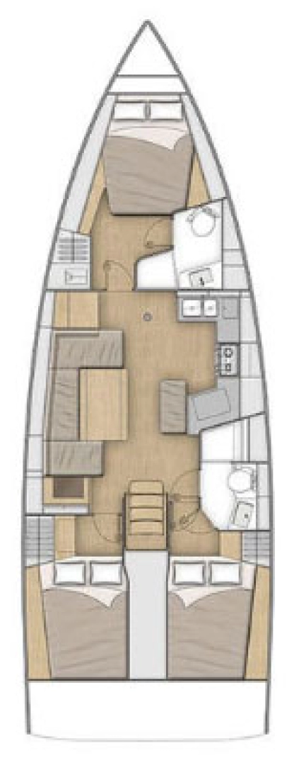 Bénéteau Oceanis 40.1 jednotlivci a charterové společnosti v Zadar