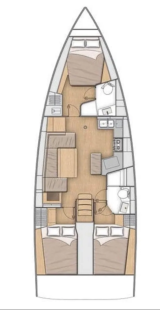 Pronájem jachty v Zadar -Bénéteau Oceanis 40.1 na Samboatu